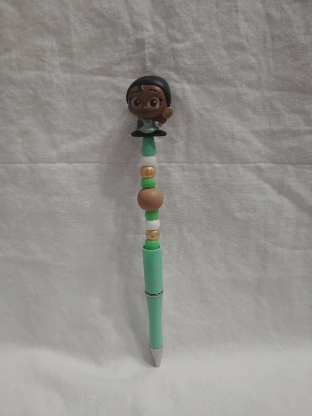 Disney Doorable Cook Tiana Handmade Beaded Pen